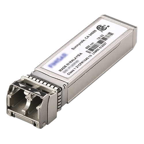 QNAP 32Gb (28.05Gbps/14.025Gpbs/8.5Gbps) LC SR shortwavelength SFP+ transceiver, up to 100 — QNAP
