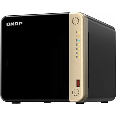 QNAP TS-464-8G 4-BAY TOWER NAS,CELERON N5095, 8GB RAM, 4X H DD,2X M.2,2X 2.5GBE,HDMI,PCIE — QNAP