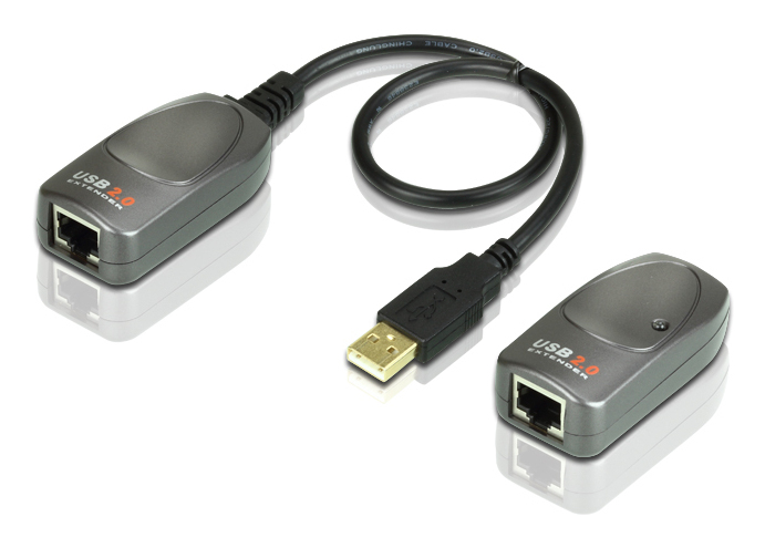 ATEN USB 2.0 CAT 5 EXTENDER WITH AC ADAPTER — ATEN