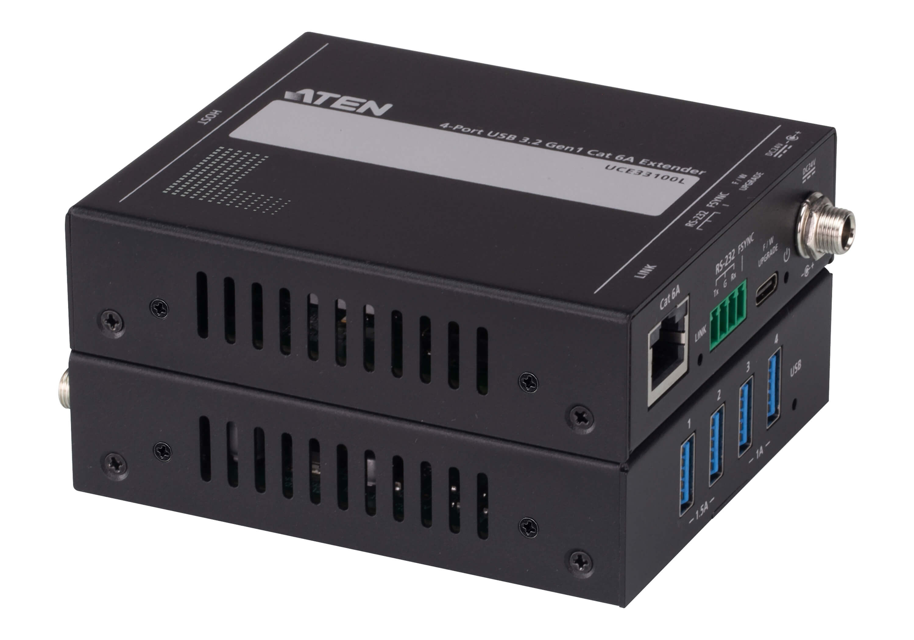 ATEN 4-PORT USB 3.2 GEN 1 CAT 6A EXTENDER (UP TO 100 M) — ATEN