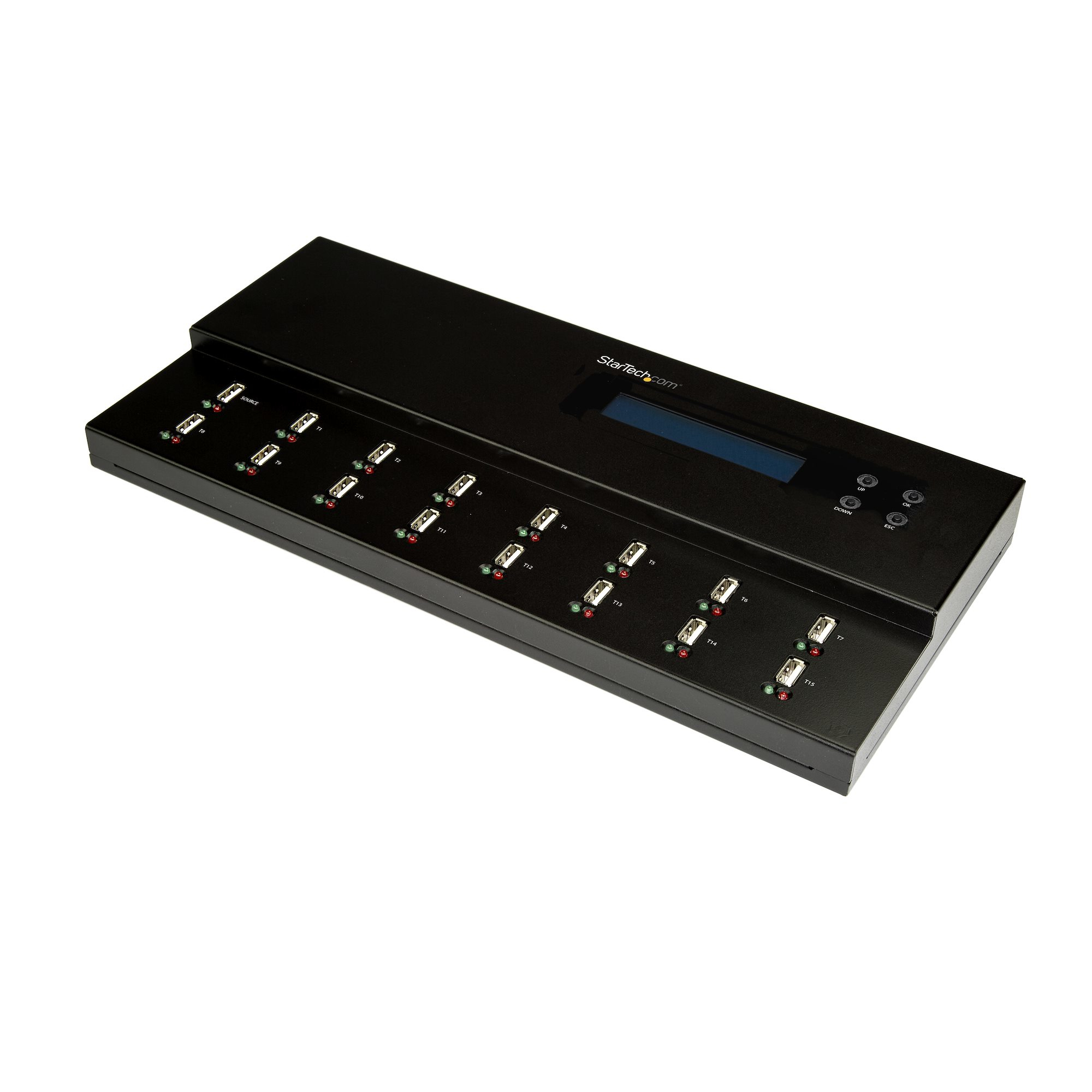 STARTECH.COM STANDALONE 1 TO 15 USB THUMB DRIVE DUPLICATOR & ERASER, 2 YR — STARTECH