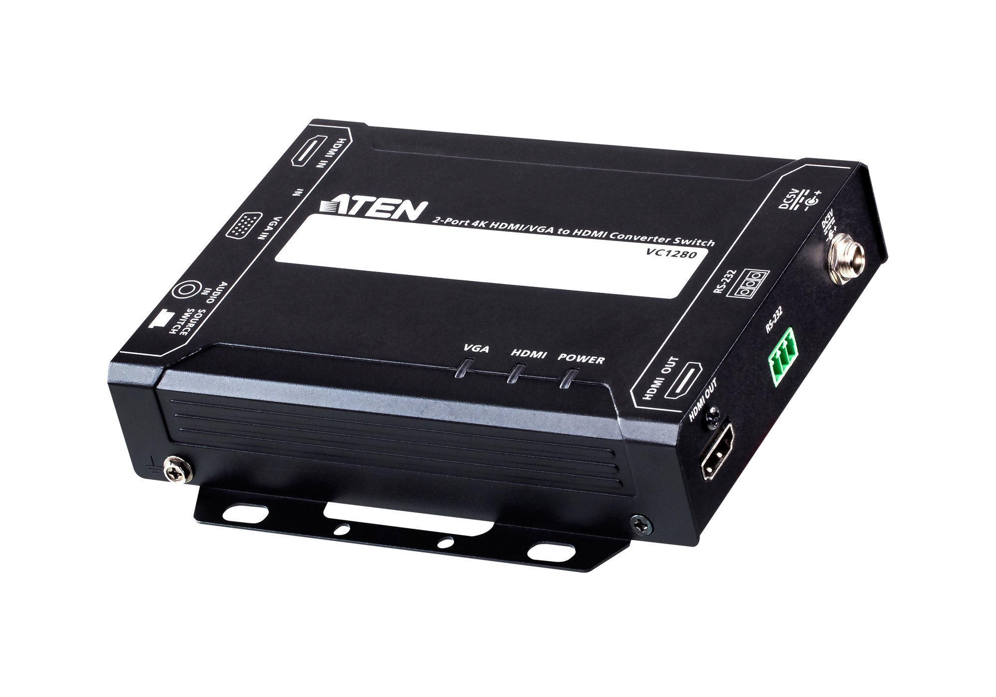 ATEN 2 PORT 4K 30HZ HDMI/VGA TO HDMI CONVERTER SWITCH — ATEN