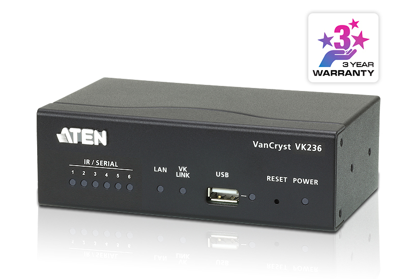 ATEN 6 PORT IR OR SERIAL EXPANSION BOX — ATEN