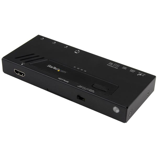 STARTECH.COM 4-PORT 4K HDMI SWITCH WITH FAST SWITCHING AND AUTO-SENSING, 2 YR — STARTECH