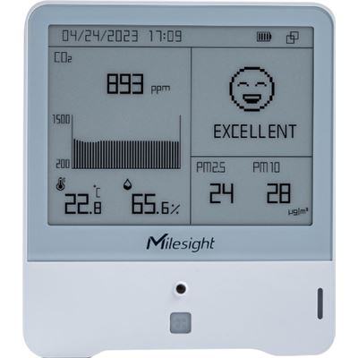 Milesight AM308-915M LoRaWAN 8 in 1 Indoor Ambience Monitoring IoT Sensor with Particle Matter 2.5 and 10 — Milesight IoT