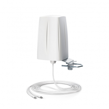 QuWireless QuOmni 4dBi 4G/LTE MIMO 2x2 Antenna with 10m Coax and SMA-Male Connectors — QuWireless