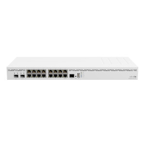 MikroTik CCR2004-16G-2S+ Router with 16x Gigabit Ethernet ports, 2x10G SFP+ — MikroTik