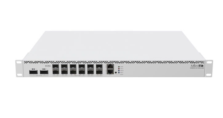 MikroTik CCR2216-1G-12XS-2XQ Router with 12 x 25G SFP28 Ports and 2x 100G QSFP28 Ports — MikroTik