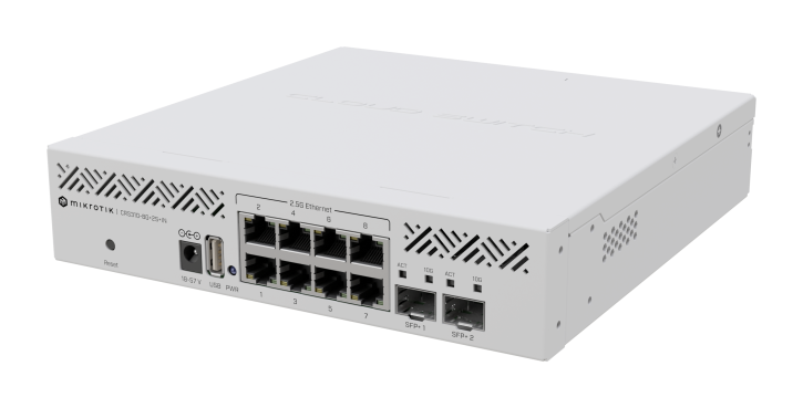 MikroTik CRS310-8G+2S+IN Router Switch with 8 x 2.5Gbps and 2 x SFP+ Ports — MikroTik