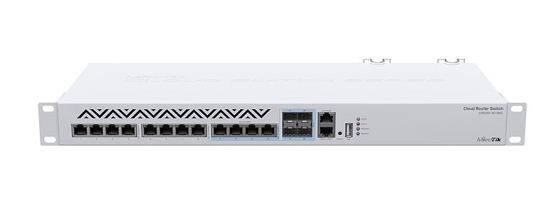 MikroTik CRS312-4C+8XG-RM with 8 x 10Gbps Copper Ethernet and 4 x 10Gbps SFP+ Ports — MikroTik