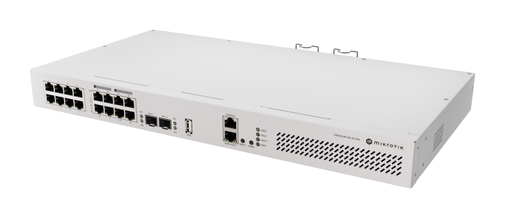 MikroTik CRS418-8P-8G-2S+RM 16-Port Gigabit Switch with 8 PoE Out and 10G SFP+ Ports — MikroTik