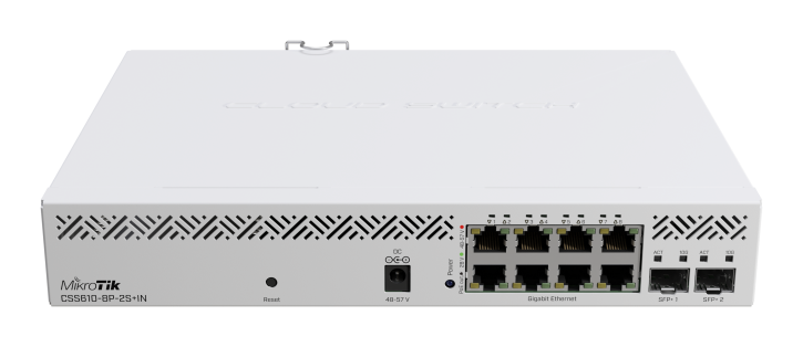 MikroTik Cloud Smart Switch 610-8P-2S+IN 8 Port Gigabit PoE Switch with 10G SFP+ — MikroTik