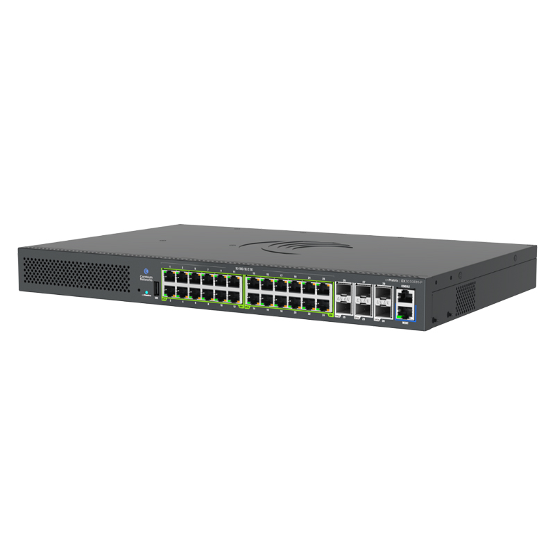 Cambium cnMatrix EX3030RM-P Intelligent Ethernet Switch with 2.5GbE PoE++ Access Ports and SFP28 Uplink Ports — Cambium Networks