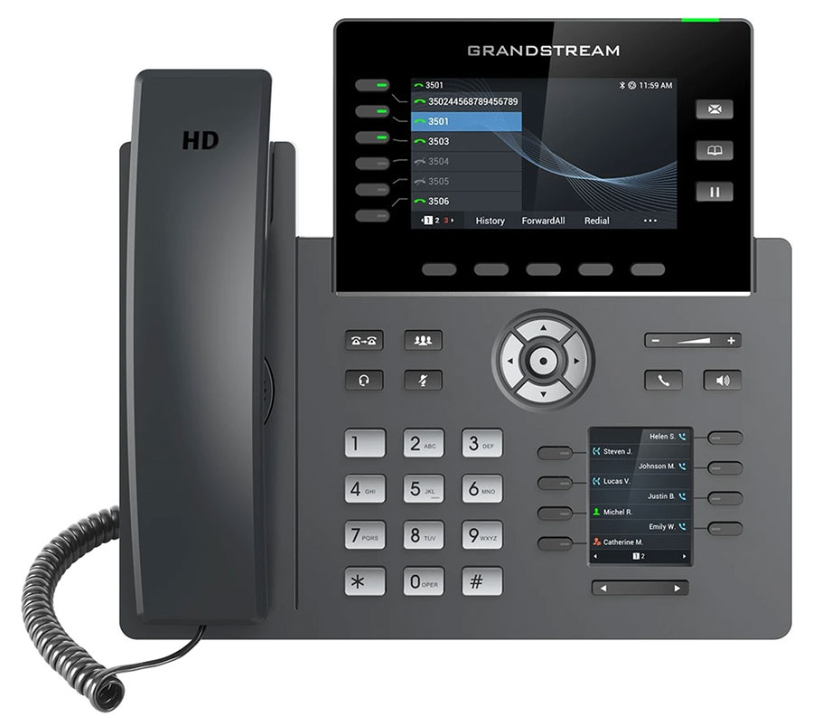 Grandstream GRP2616 6 Lines 6 SIP Accounts PoE with GigE — Grandstream Networks