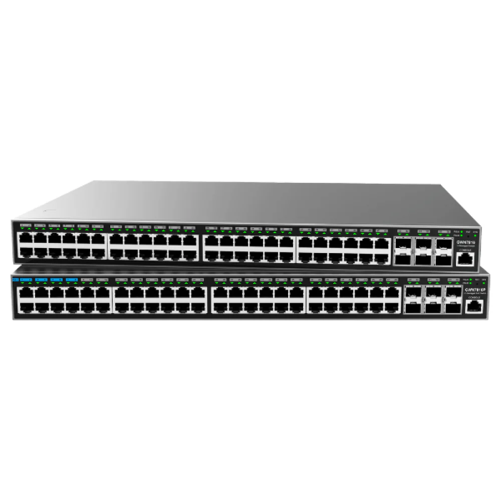 Grandstream GWN7816 Enterprise Layer 3 Managed network Switch with 48 x GigE and 6 x SFP+ — Grandstream Networks