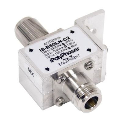 PolyPhaser IS-B50LN-C2 125-1000MHz DC Blocking N Female — PolyPhaser