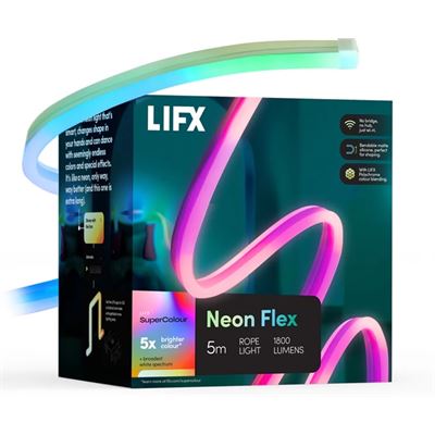 LIFX Neon SuperColour Flex 5M Indoor Flexible Linear Ultra-Bright LED Light — LIFX