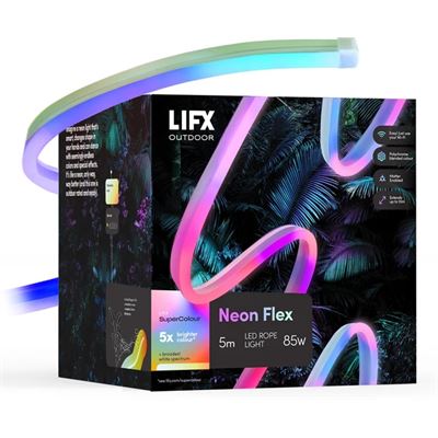 LIFX Super Colour Outdoor Neon Flex 5M Flexible Linear 2150 Lumens Ultra-Bright LED Light — LIFX