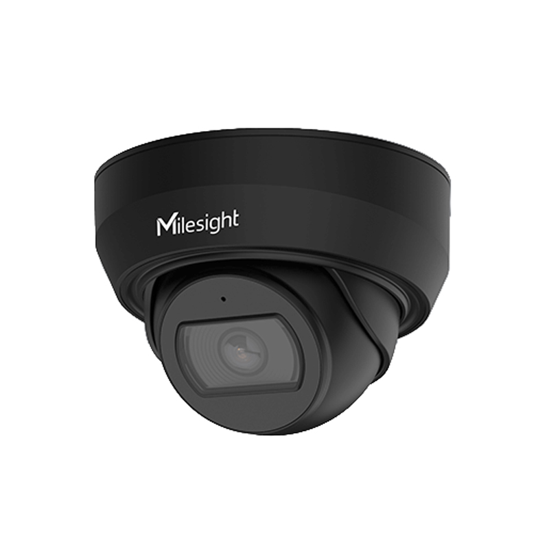 Milesight 4K NDAA AI Weather-proof Mini Dome Network Camera- Cable out Black — Milesight