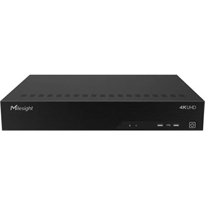 Milesight 4K 32 Channel Pro IP Camera NVR LPR Support — Milesight