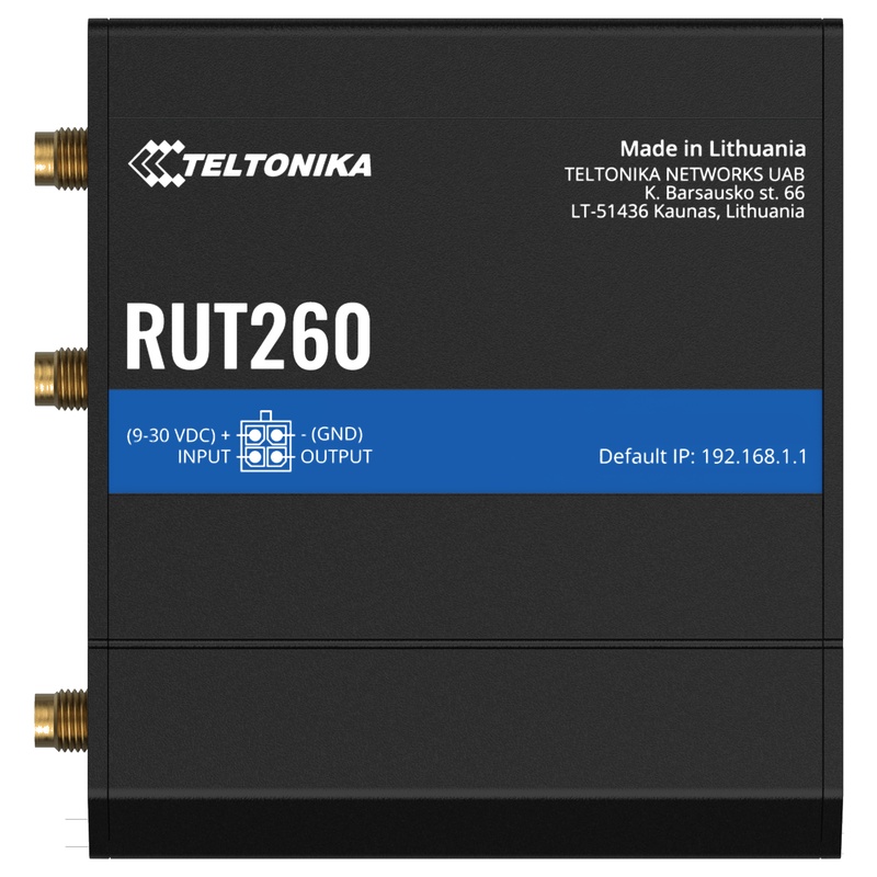 Teltonika RUT260 CAT 6 LTE Compact WiFi Router with WAN failover — Teltonika
