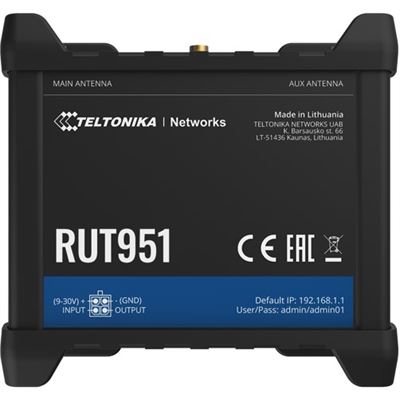 Teltonika RUT951 Dual SIM 4G/LTE Wi-Fi Router with IO and Ethernet — Teltonika