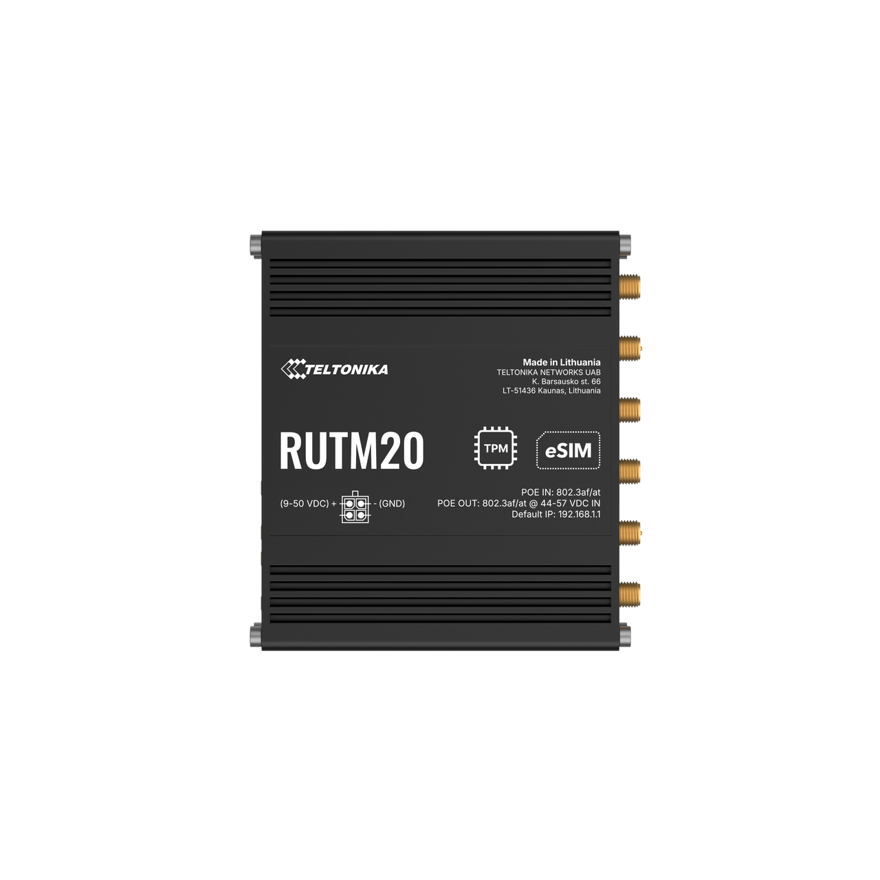 Teltonika RUTM20 Compact 5G Router with WiFi 5, PoE Out and Dual SIM — Teltonika