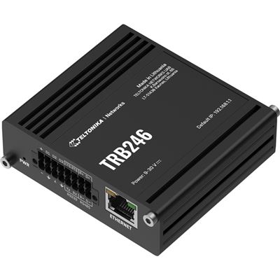 Teltonika TRB246 Cellular All-In-One Industrial M2M 4G/LTE Cat 4 Gateway with GPS, RS232, RS485 and I/O — Teltonika