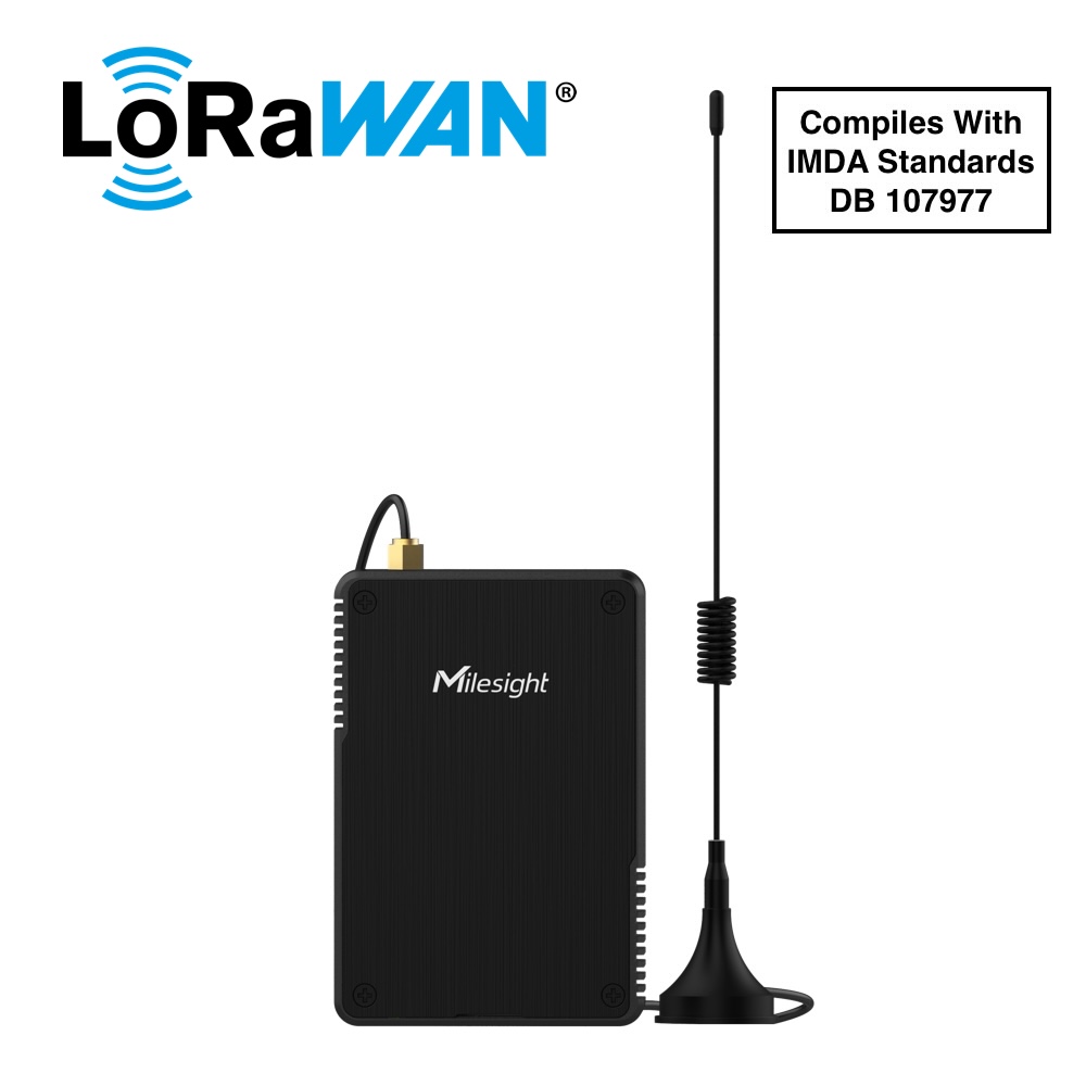Milesight UG56 Industrial AS923/AU915 LoRaWAN IoT gateway with PoE support — Milesight IoT