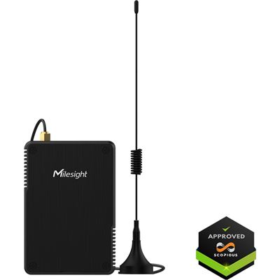 Milesight UG56 Industrial AS923/AU915 LoRaWAN IoT gateway with Cellular Backhaul and PoE support — Milesight IoT