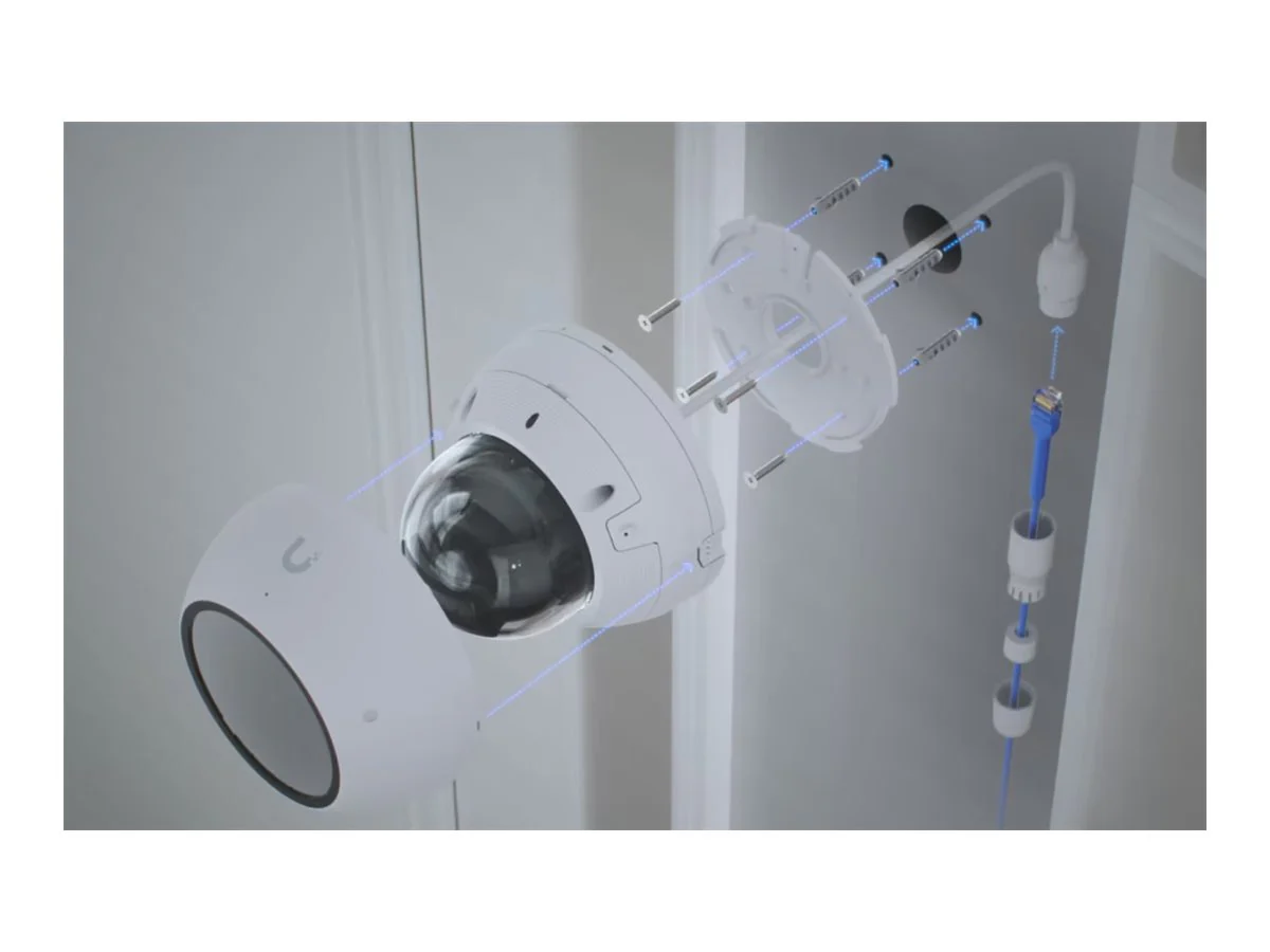 UniFi Protect AI Dome 4K Vandal-Proof Dome Camera with Enhanced AI - White — Ubiquiti