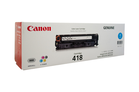 CANON CART418C CYAN TONER CARTRIDGE MF8350CDN — CANON