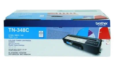 BROTHER TN348C Cyan Toner 6 000 pages @ 5% — BROTHER