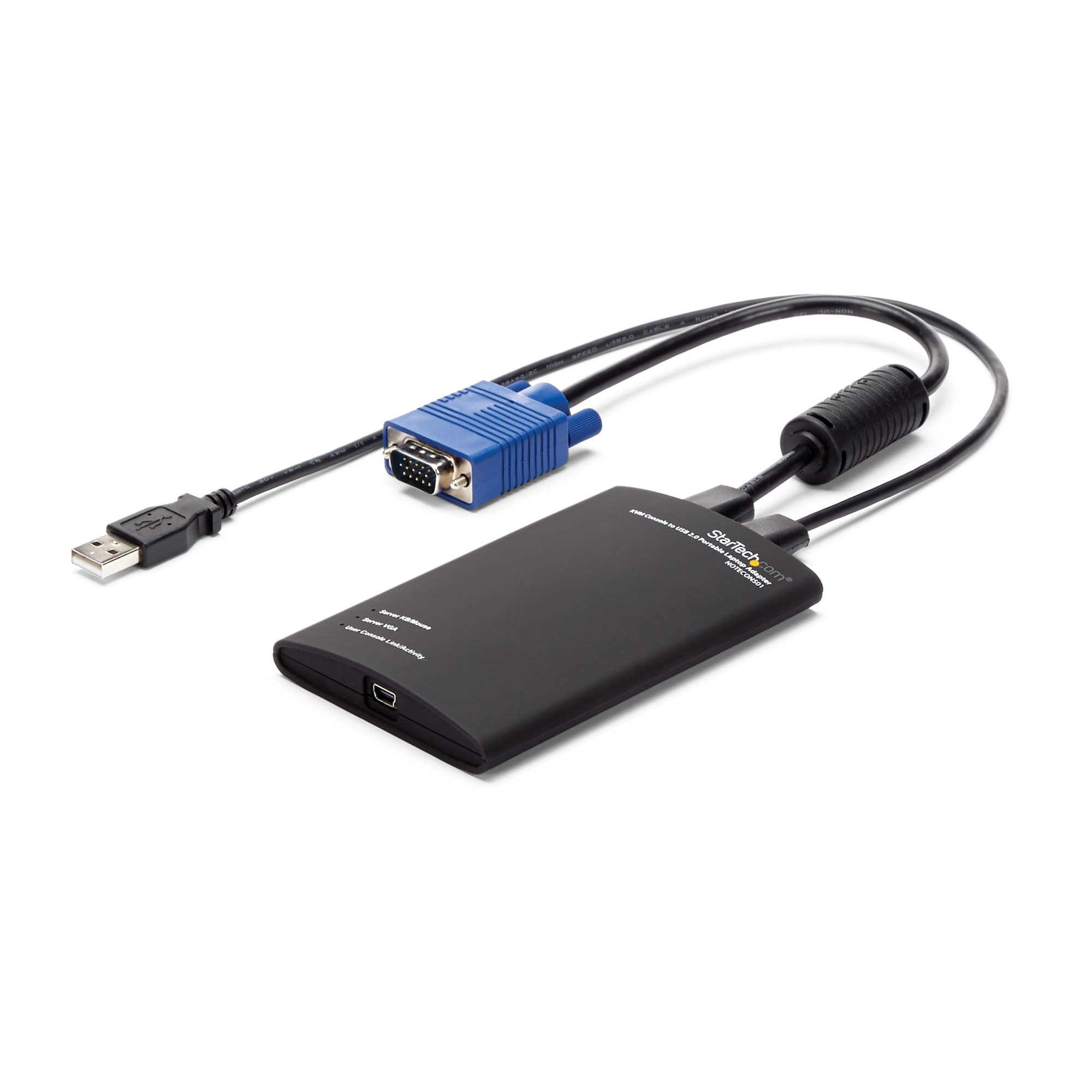StarTech.com KVM Console to USB Laptop Crash Cart — StarTech.com
