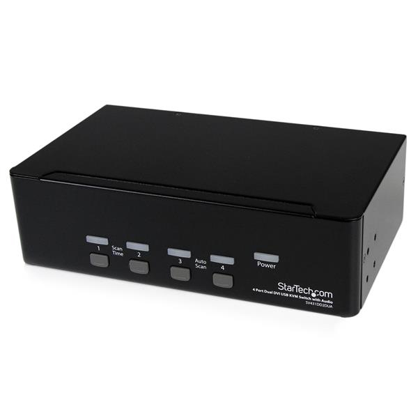 StarTech.com 4 Port Dual DVI USB KVM Switch — StarTech.com