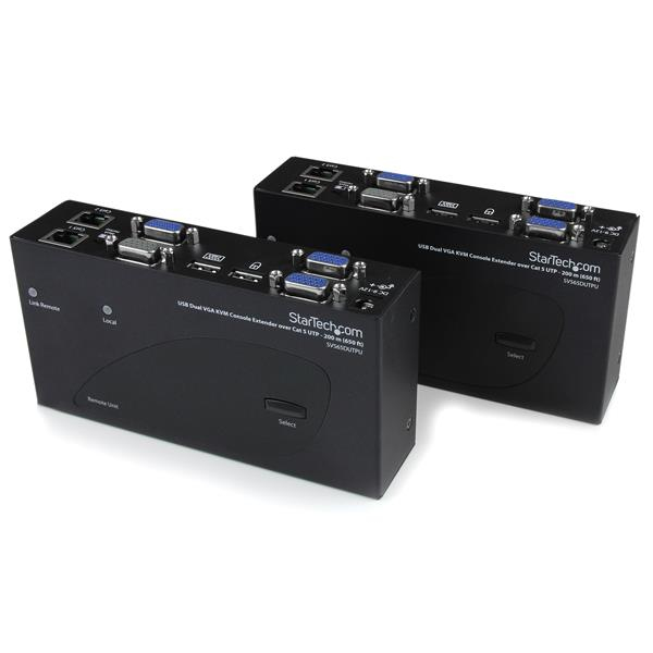 StarTech.com USB Dual VGA over Cat5 KVM Extender — StarTech.com