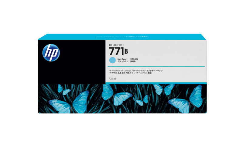 HP 771B 1 pack 775-ml Light Cyan DesignJ — HP