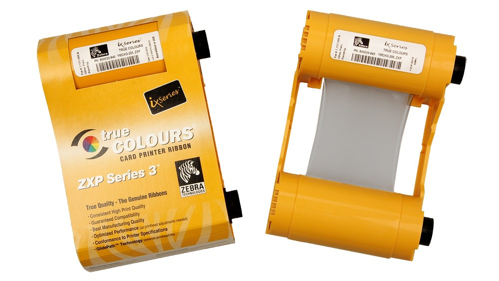 ZEBRA RIBBON COLOR-YMCKOK 57MMX135M(2.24INX4 — ZEBRA