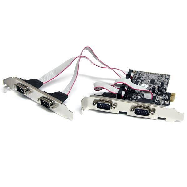 StarTech.com 4 Port PCIe Serial Adapter Card w/ 16550 — StarTech.com
