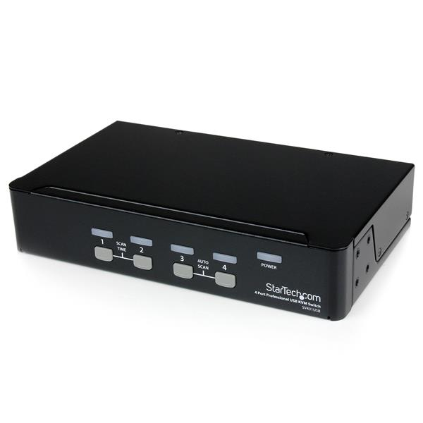 StarTech.com 4 Port VGA USB KVM Switch with Hub — StarTech.com