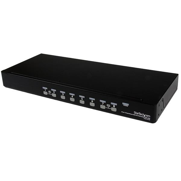 StarTech.com 8 PORT 1U RACKMOUNT USB PS/2 KVM SWITCH — StarTech.com
