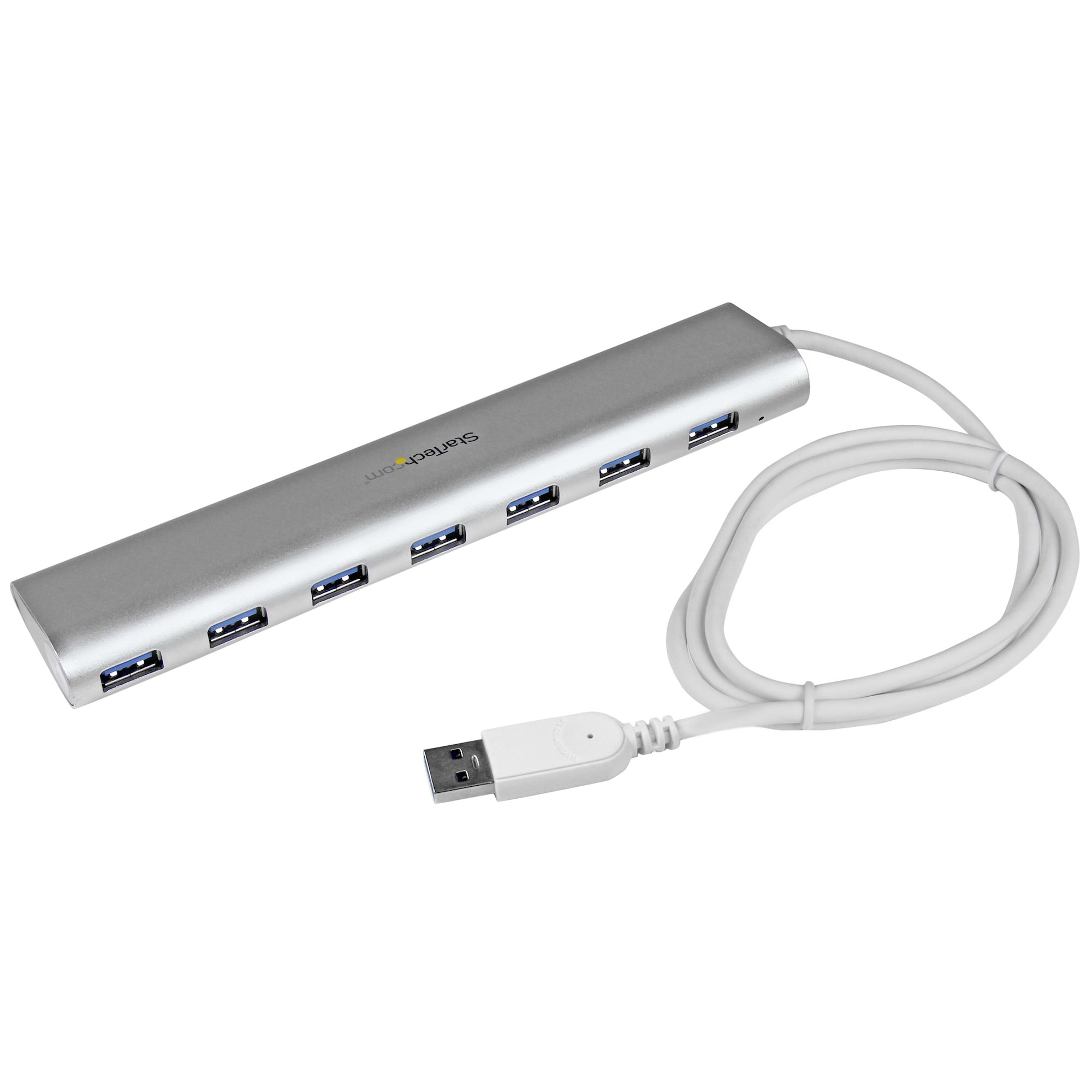 StarTech.com 7 Port Compact USB 3.0 Hub - Aluminum — StarTech.com
