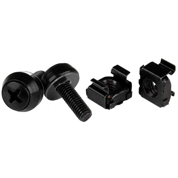 StarTech.com M5 SCREWS CAGE NUTS - 100 PACK BLACK — StarTech.com