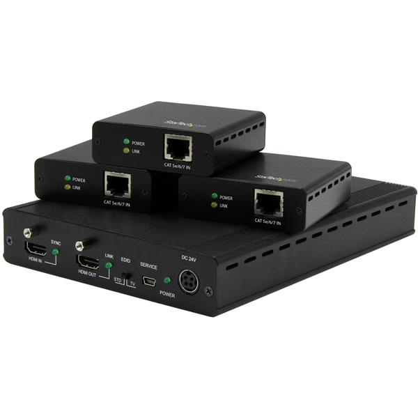 StarTech.com 3 PORT HDBASET EXTENDER KIT - UP TO 4K — StarTech.com