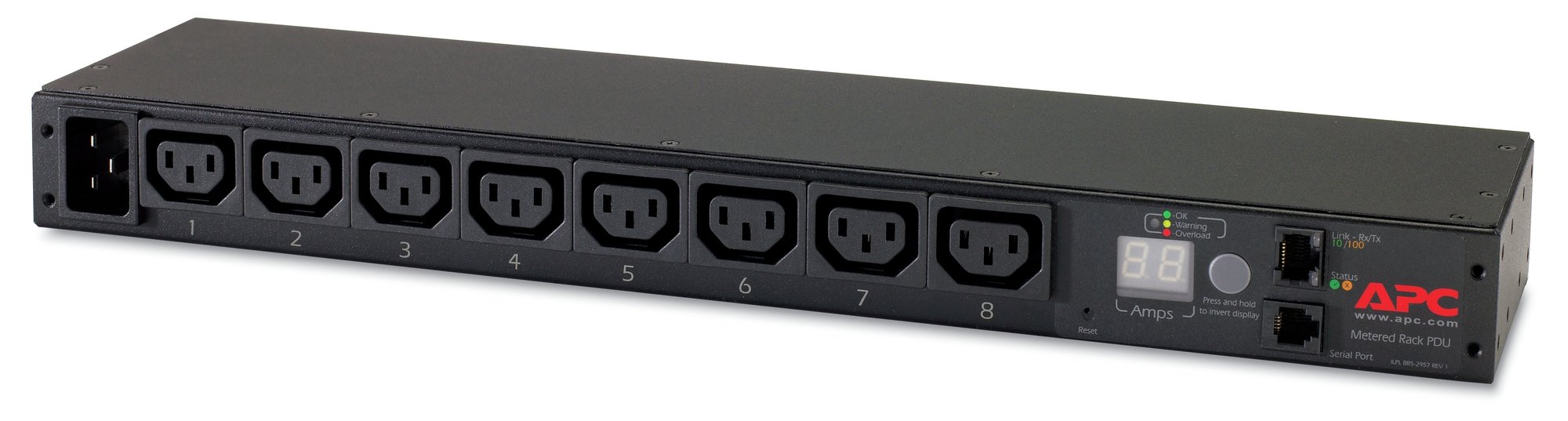 APC RACK PDU. METERED. 1U. 16A. 208/230V. (8 — APC