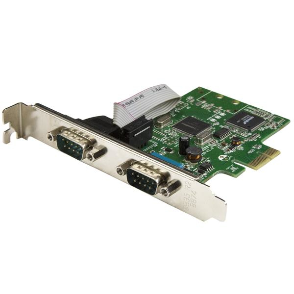 StarTech.com 2-Port PCIe Serial Card w/ 16C1050 UART — StarTech.com