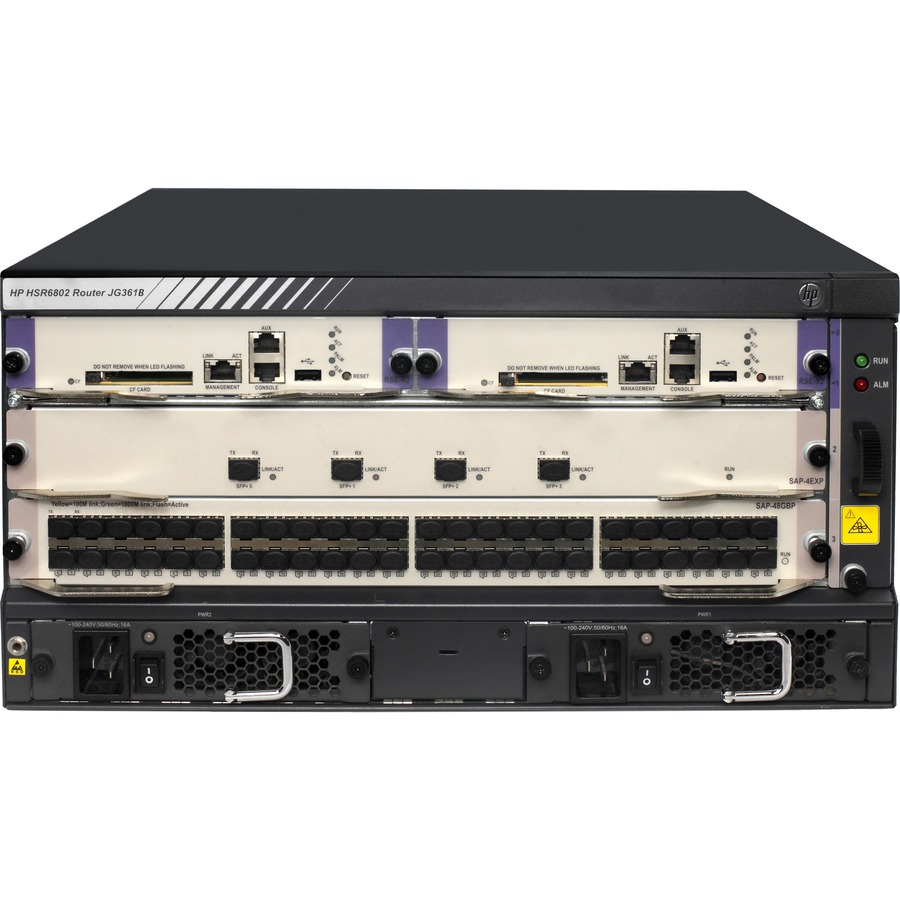 ARUBA HSR6802 ROUTER CHASSIS — ARUBA