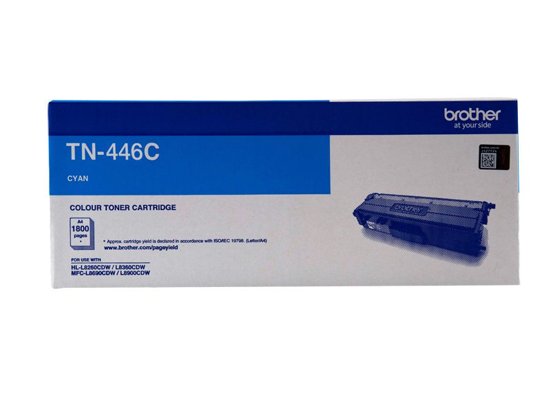 BROTHER TN446C TONER CYAN YIELD UP TO 6500 PAGES — BROTHER