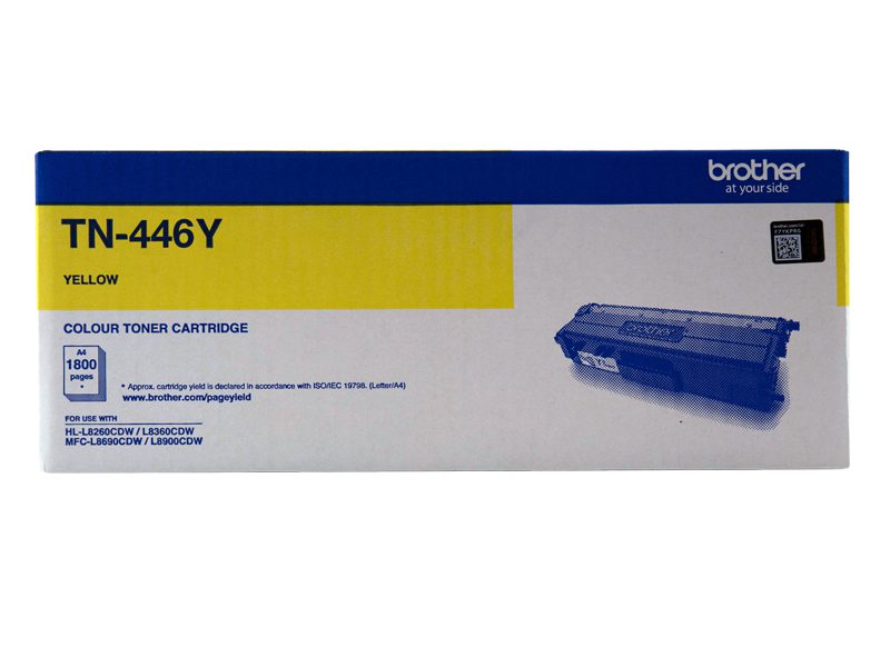 BROTHER TN446Y TONER YELLOW YIELD UP TO 6500 PG — BROTHER