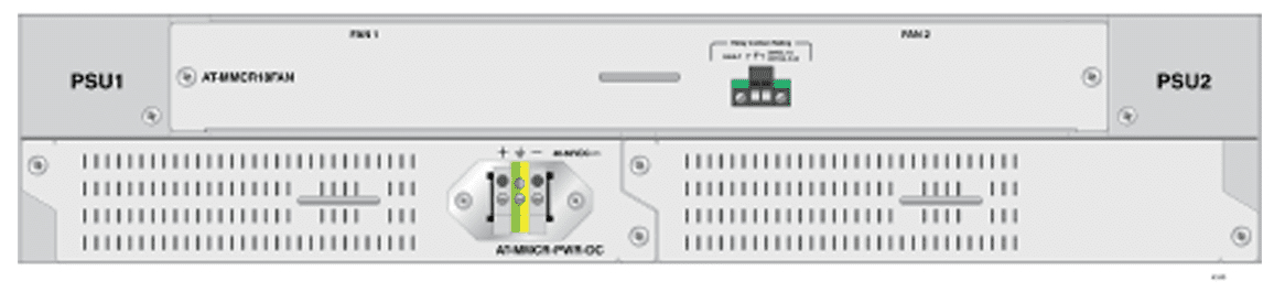 ALLIED TELESIS DC PSU FOR AT-MMCR18 CHASSIS — ALLIED TELESIS